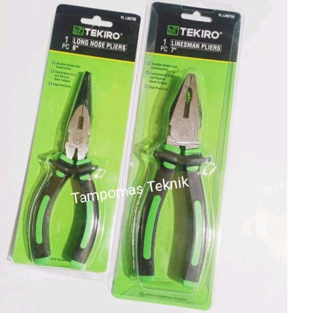 HJK Tekiro Tang Kombinasi 7" Paket Tang Lancip 6" Tekiro Tang Set