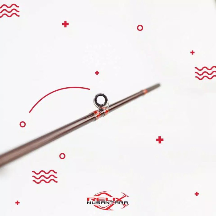 Ready Top Section Joran Cacing Merah BC Relix Nusantara