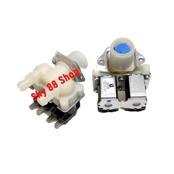 Selenoid Water Inlet Valve 2 Inlet Mesin Cuci LG Front Loading CNKB FPS-180A-AC 220-240V 50/60 Hz
