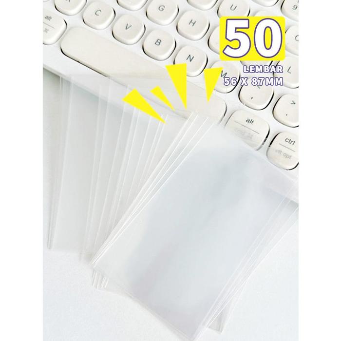 Inner Sleeve Photocard Korea Popcorn/50 lembar inner sleeve photocard popcorn hard sleeve PC 56 x