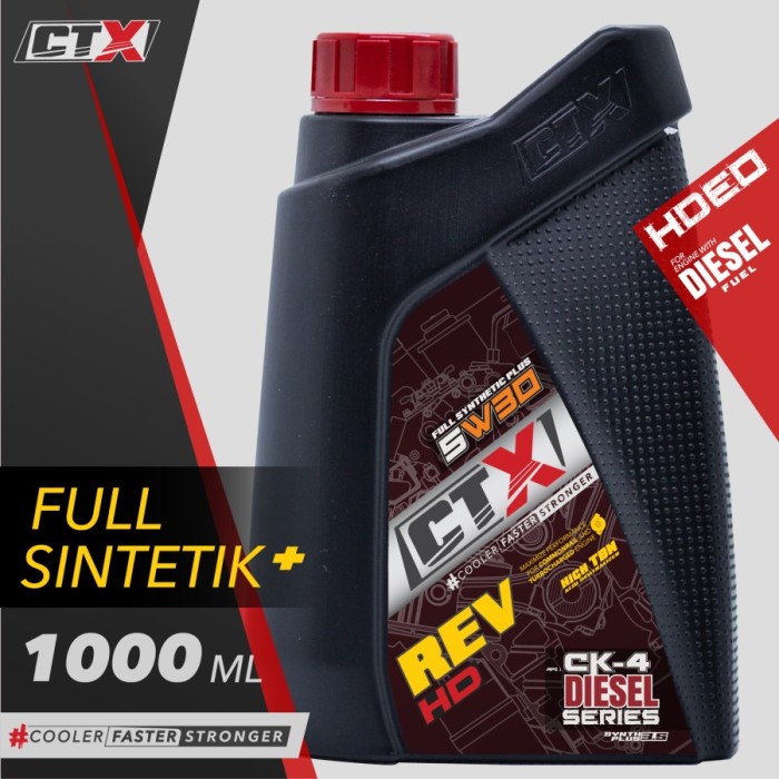 OLI DIESEL CTX REV HD 5W30 1 LITER FULL SYNTHETIC