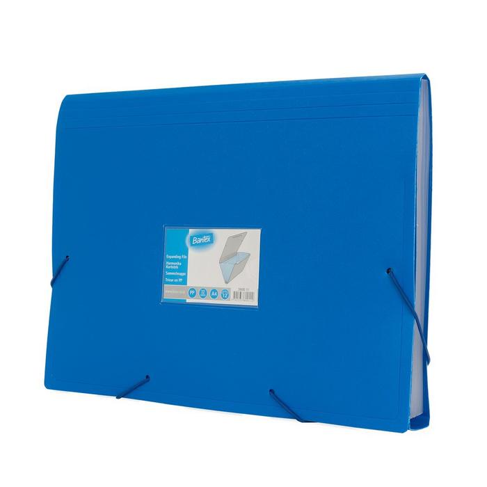 

Bantex Expanding File A4 Cobalt Blue 3600 11