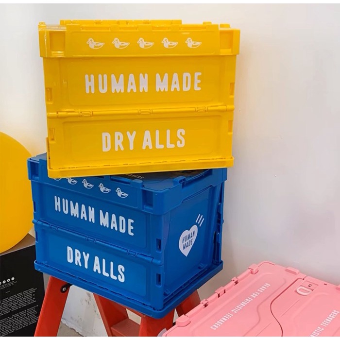 HUMAN MADE Container Outdoors Folding High-Capacity Multi-function Storage Box Kotak Penyimpanan