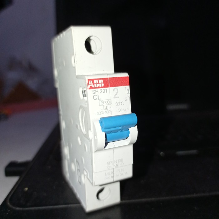 MCB abb 2a PLN anti jeglek, MCB abb PLN 2a modif 4a, 6a, 10a