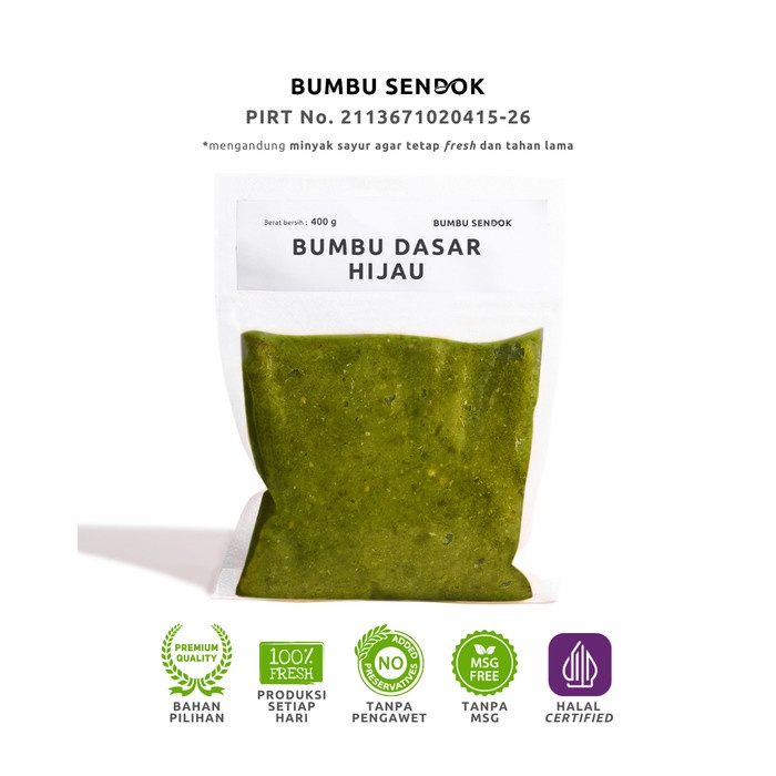 

Bumbu Sendok Refill Bumbu Dasar Hijau