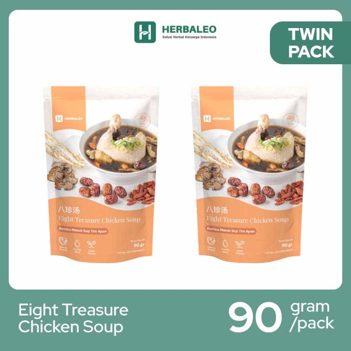 

Twinpack - Herbaleo Eight Treasure Chicken Soup