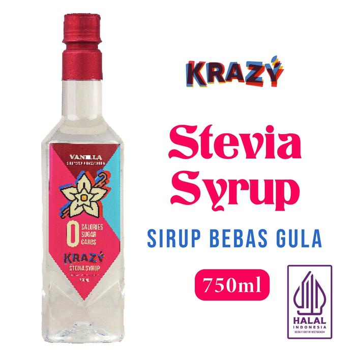 

Krazy Stevia Sirup 750 Ml Gula Stevia