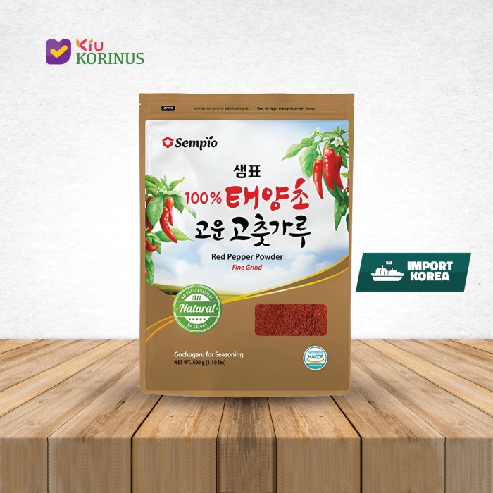 

K- Sempio Gochugaru Red Pepper Powder For Seasoning/Bubuk Cabai Merah Korea 500Gr.