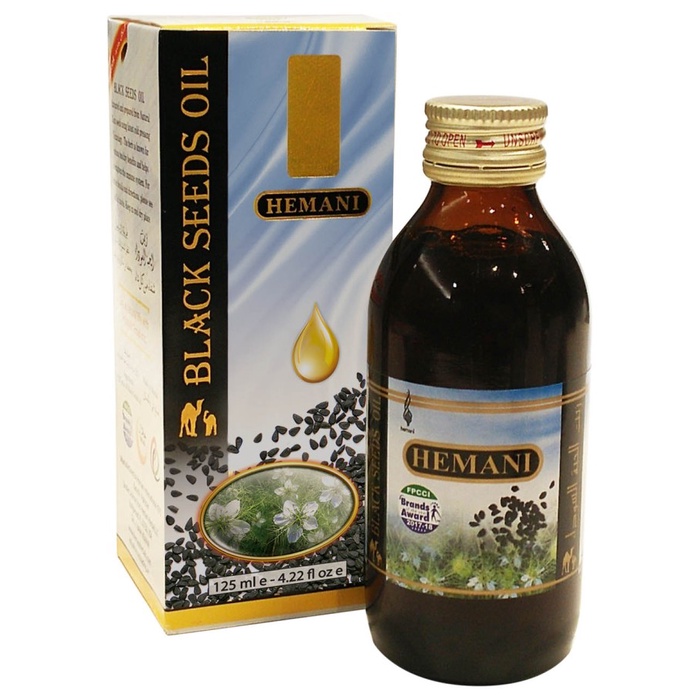 

Habbatusauda Hemani Black Seeds Oil (Jintan Hitam) 125Ml