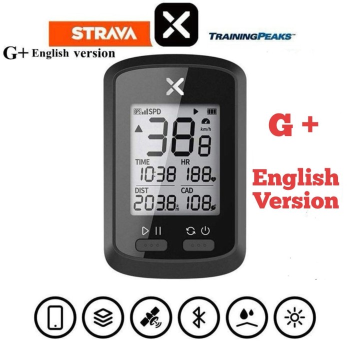 Xoss Komputer G+ Satelit Gps Speedometer Sepeda Bluetooth
