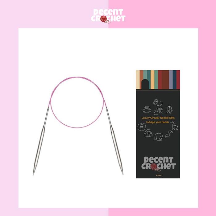 

[65CM] Circular Knitting Needle Stainless Steel Panjang 65cm