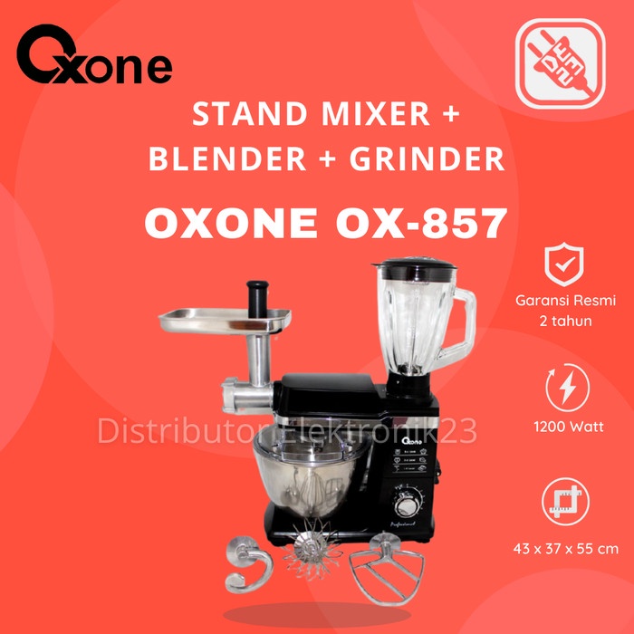KHUSUS GOJEK Stand Mixer + Blender + Grinder Oxone OX-857