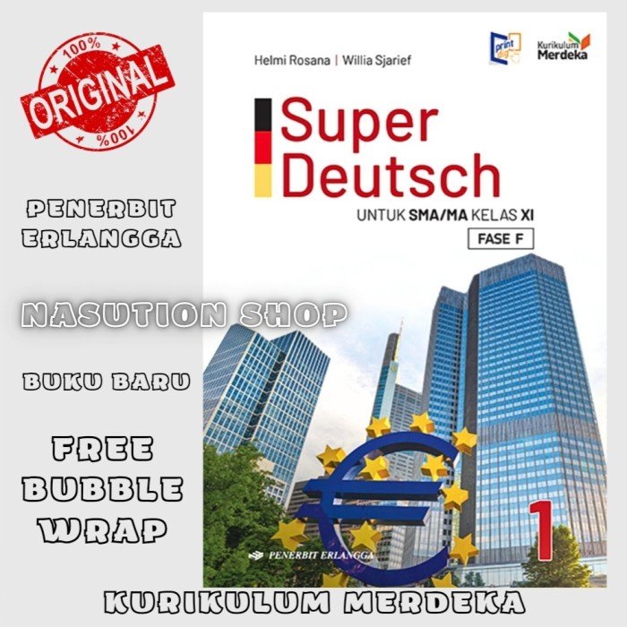

SALE !!! BUKU SUPER DEUTSCH KELAS 2 / XI 11 SMA ERLANGGA KURIKULUM MERDEKA KM - BAHASA JERMAN READYY