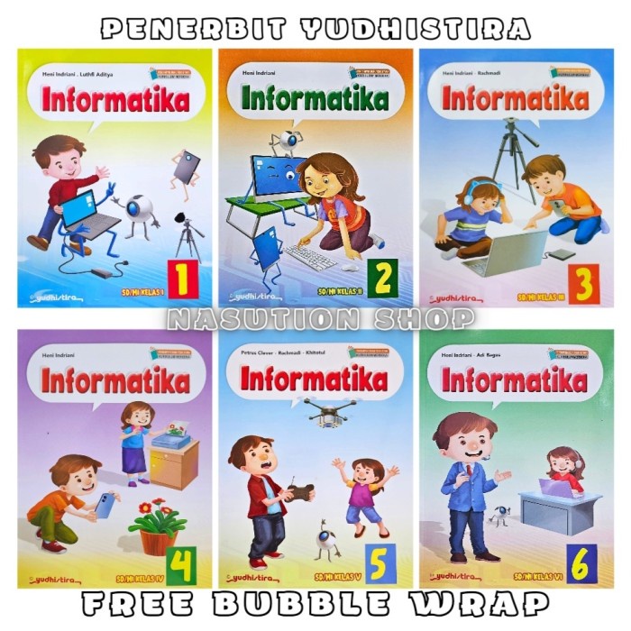 

SALE !!! BUKU INFORMATIKA KELAS 1 2 3 4 5 6 SD/MI YUDHISTIRA KURIKULUM MERDEKA ORIGINAL READYY