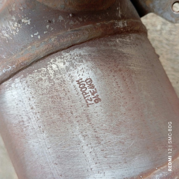 Katalis Knalpot Bagian Atas Honda Brio Mobilio Original Copotan Laik Pakai