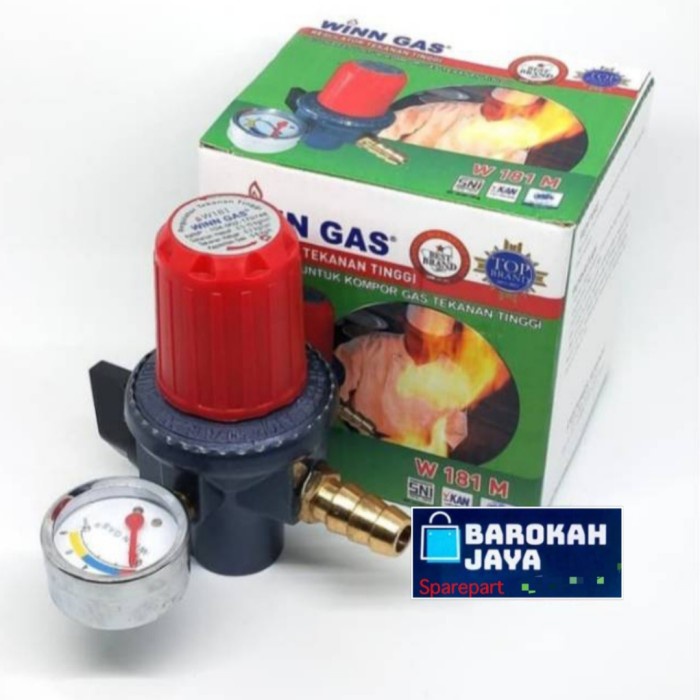 WINN GAS Regulator Tekanan Tinggi METER - Kompor Gas Semawar Jos Kode 1045