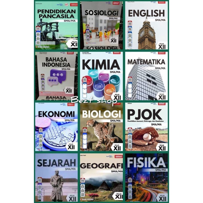

SALE !!! BUKU PAKET KELAS XII -12 SMA/MA KURIKULUM MERDEKA - BUMI AKSARA READYY
