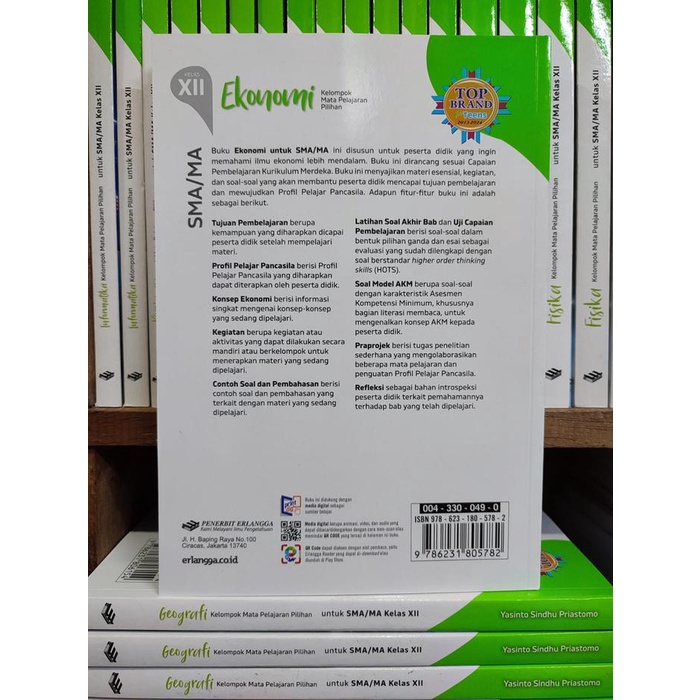 

SALE !!! BUKU EKONOMI KELAS 3/12 SMA KURIKULUM MERDEKA ERLANGGA READYY