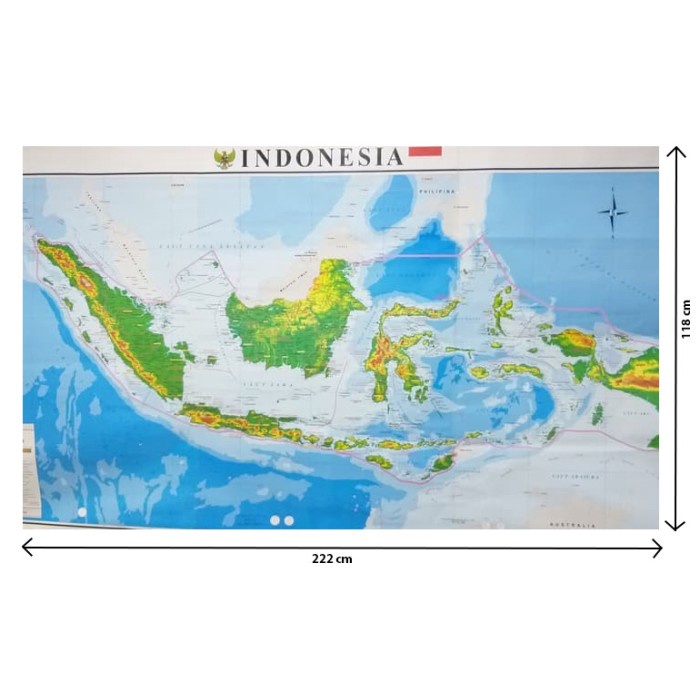 

SALE !!! PETA INDONESIA (BENTUK LIPAT) UKURAN BESAR READYY