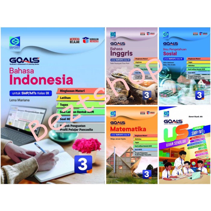 

SALE !!! BUKU GOALS KELAS IX-9 SMP/MTS KURIKULUM MERDEKA - GRAFINDO READYY