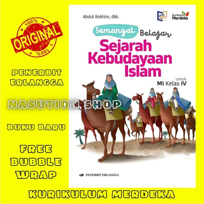 

SALE !!! BUKU SEMANGAT BELAJAR SKI KELAS 4 MI ERLANGGA KURIKULUM MERDEKA - SEJARAH KEBUDAYAAN ISLAM
