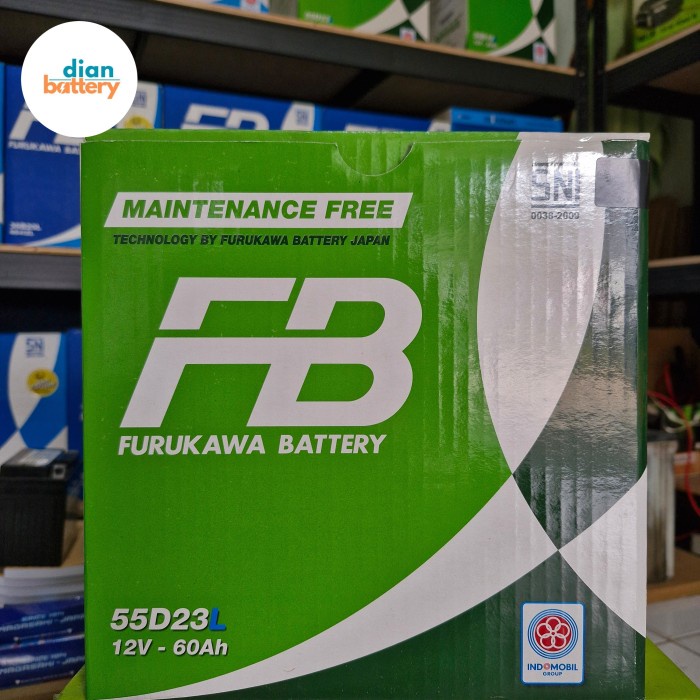 AKI KERING MITSUBISHI MIRAGE FB MF 55D23L FURUKAWA BATTERY (60AH)
