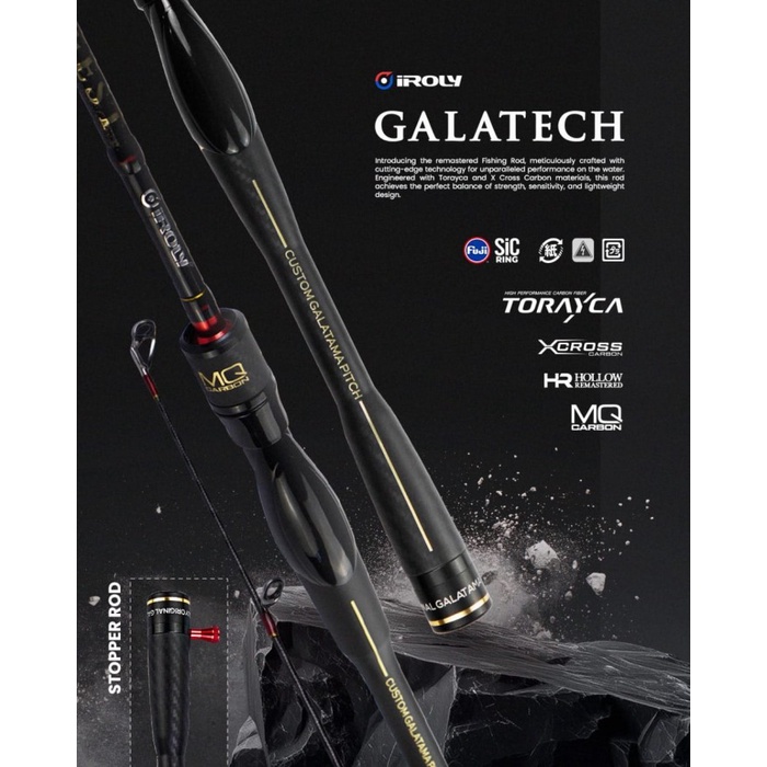 Rod SPINNING IROLY GALATECH (CUSTOM GALATAMA PITCH)
