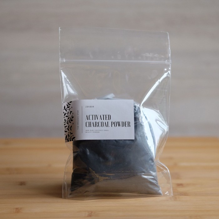 

Ready Stok" Theorganicstop Activated Bamboo Charcoal Arang Bambu Murni 100 Gram