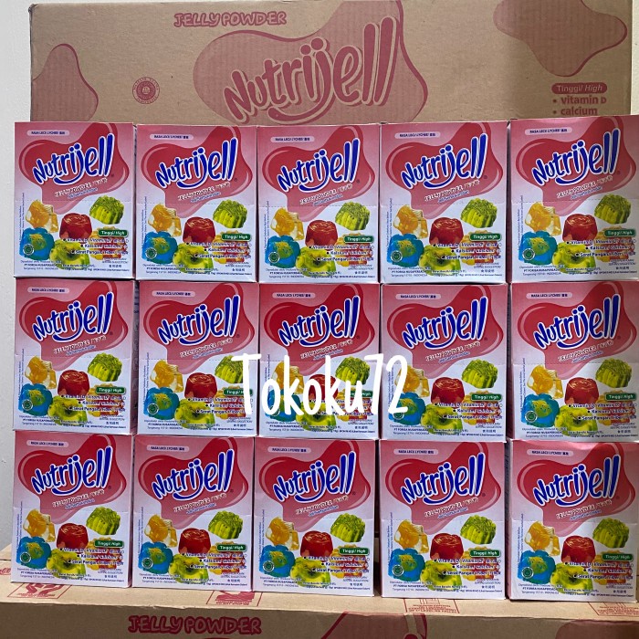 

Ready Stok" Nutrijell Leci/Lychee 15 Gr Per Box Isi 12 Pcs