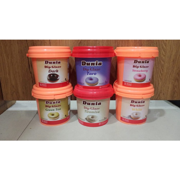 

Ready Stok" Dunia Dip Glaze Ekonomi 1Kg