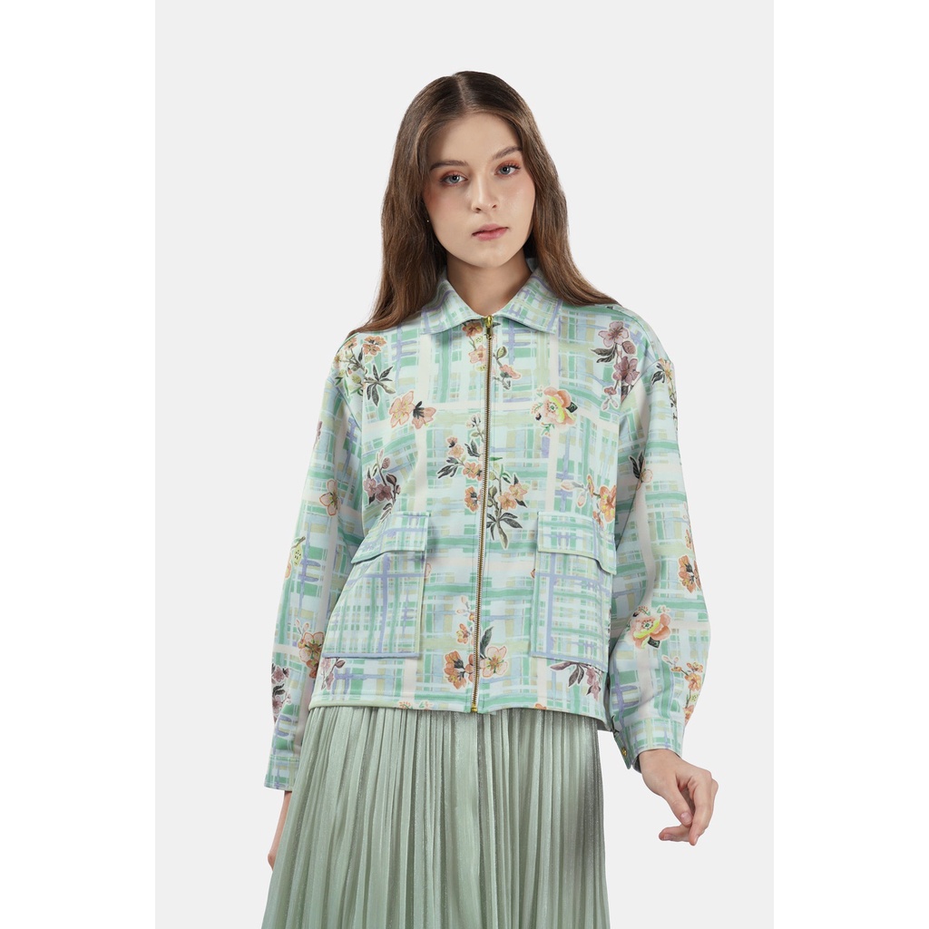 Benang Jarum - Fiori Shirt Jacket - Meadow