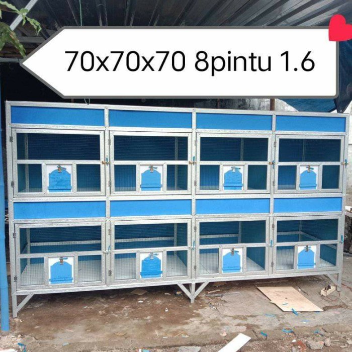 kandang burung merpati dara / kandang macan gupon bupon 8 pintu (3) by berkah kurung creative