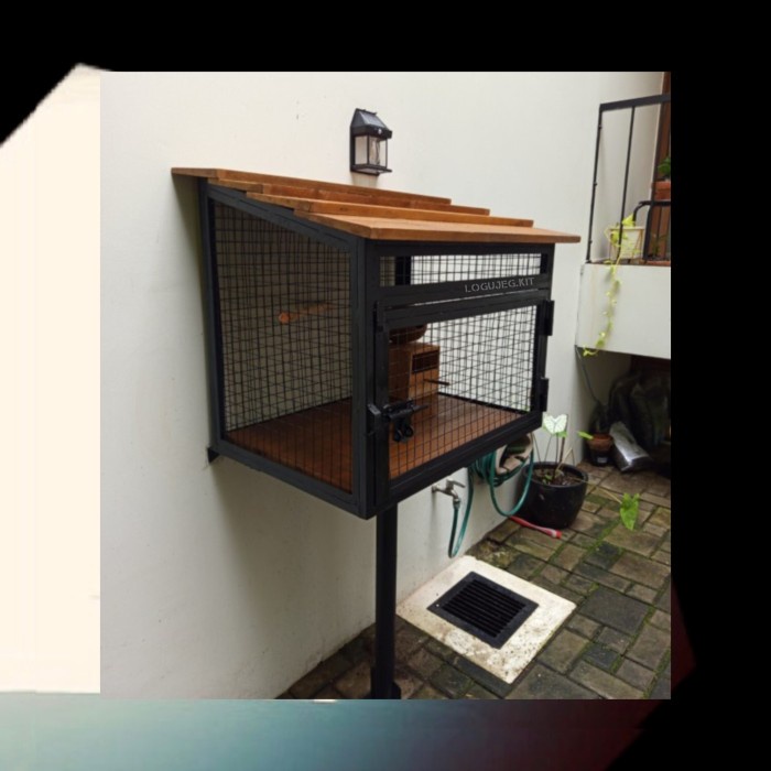 Kandang Burung Kakaktua , Burung Hantu , Parrot, Falk , Macaw , Beo , Kr / Sangkar Burung Besi Full