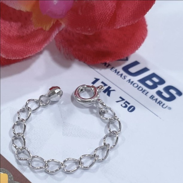 Extention emas rantai penambah panjang gelang kalung