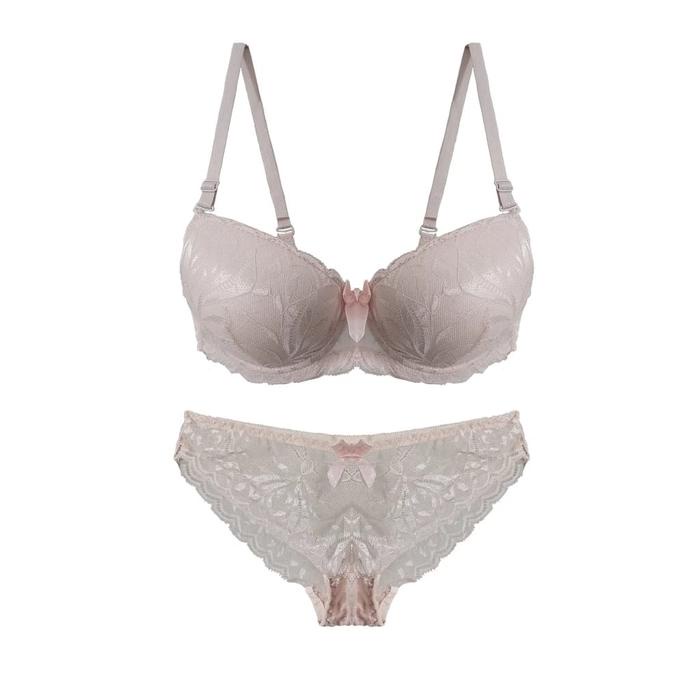 BOOM SALE Best sellerCOD; bra set pakaian dalam wanita terlaris/ busa renda impor Quality Setelan