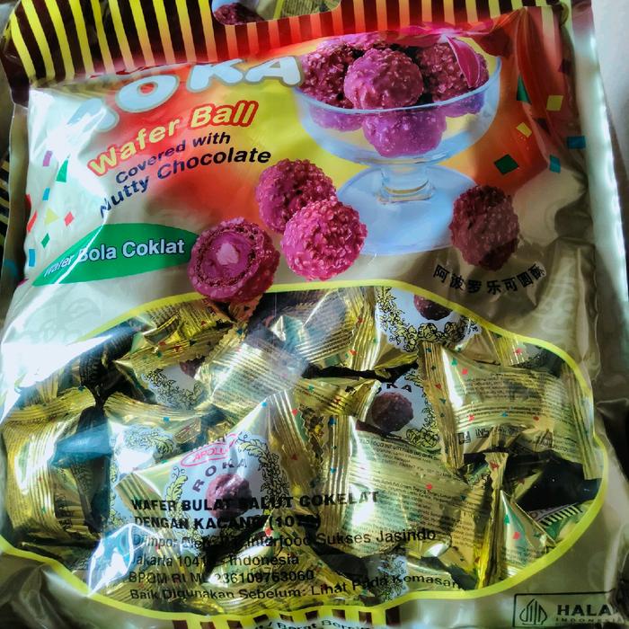 

Roka Apollo coklat isi 50 pcs 300gram