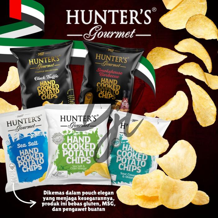 

Hunter's Gourmet Hand Cooked Potato Chips 1 Pouch