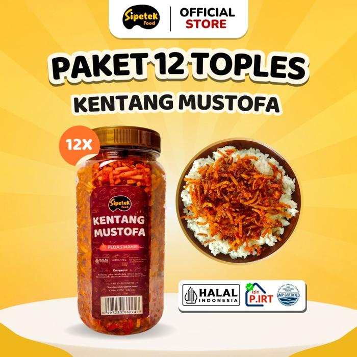 

Paket 12 Toples Kentang Mustofa