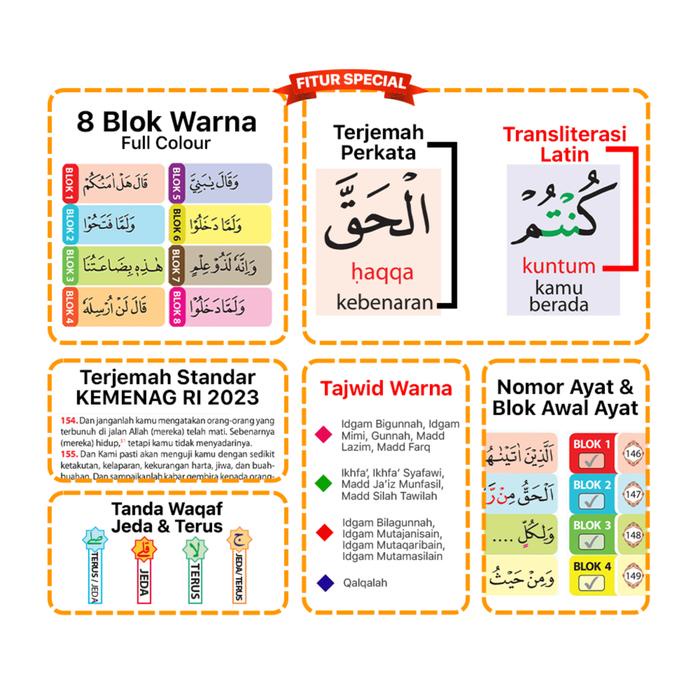 

Diskon Al Quran Custom Full Warna Al Quran Hafalan 8 Blok Warna Al Quran Terjemah Dan Latin Packing
