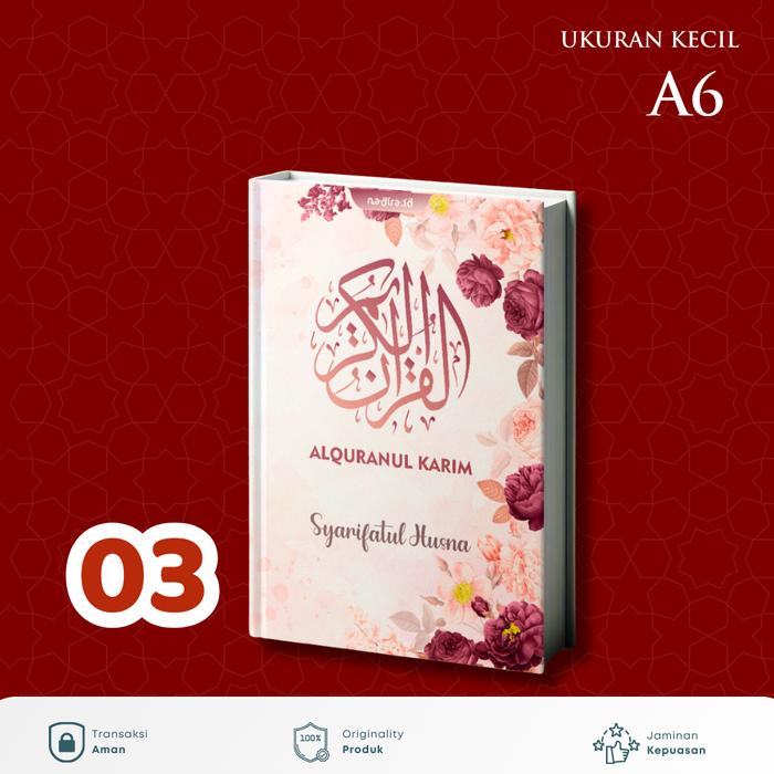 

Promo [Paket 5 Pcs] Alquran Kecil A6 Muhaddits Bisa Custom Nama Mushaf Kitab - Nadira.Id Packing