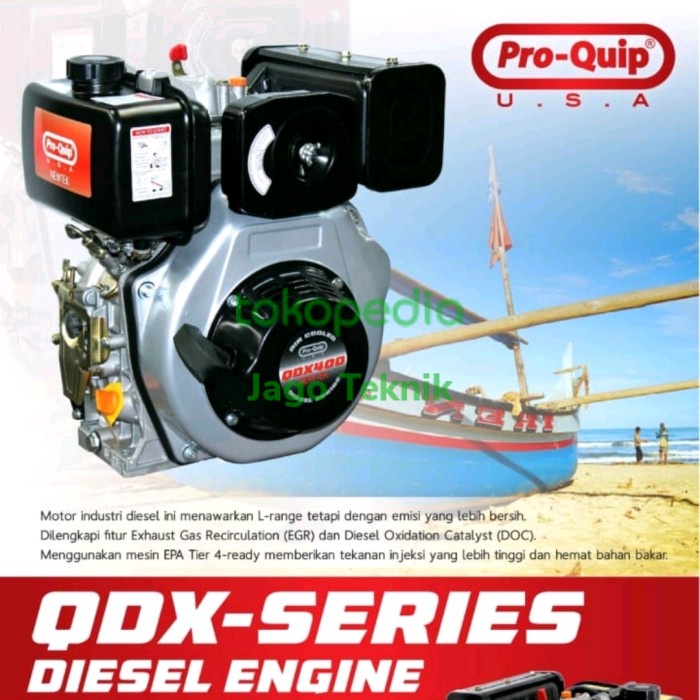#####] Mesin Diesel Solar Serbaguna Proquip QDX300 QDX 300 178F 6 hp