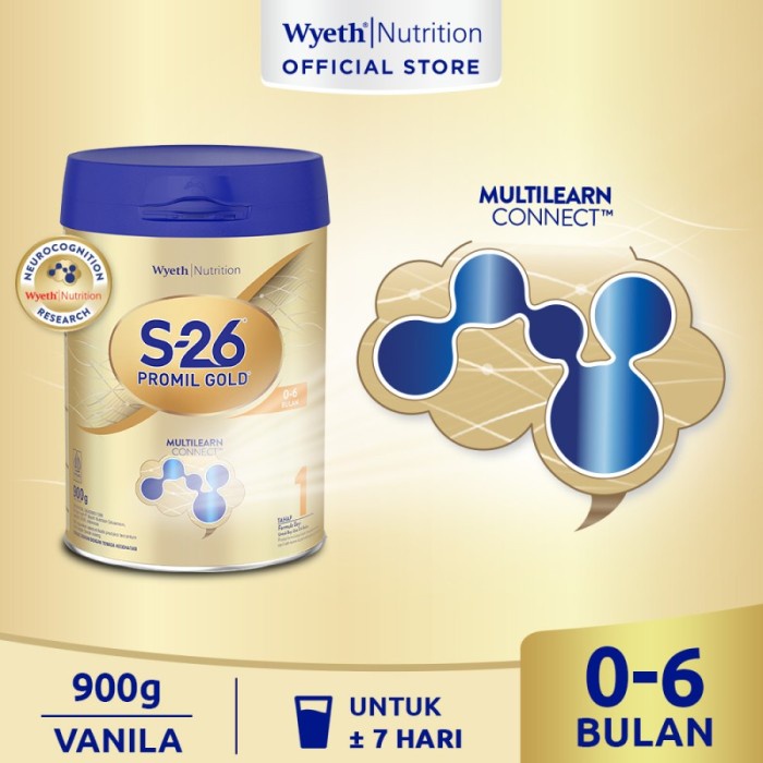 S-26 PROMIL GOLD 1 / PROMIL GOLD 2 Kemasan Kaleng 900 gram