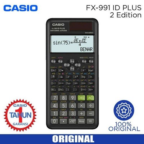 

kalkulator calculator scientific casio fx-991ID Plus fx991id plus ori TERLARIS/TERMURAH/TERPOPULER