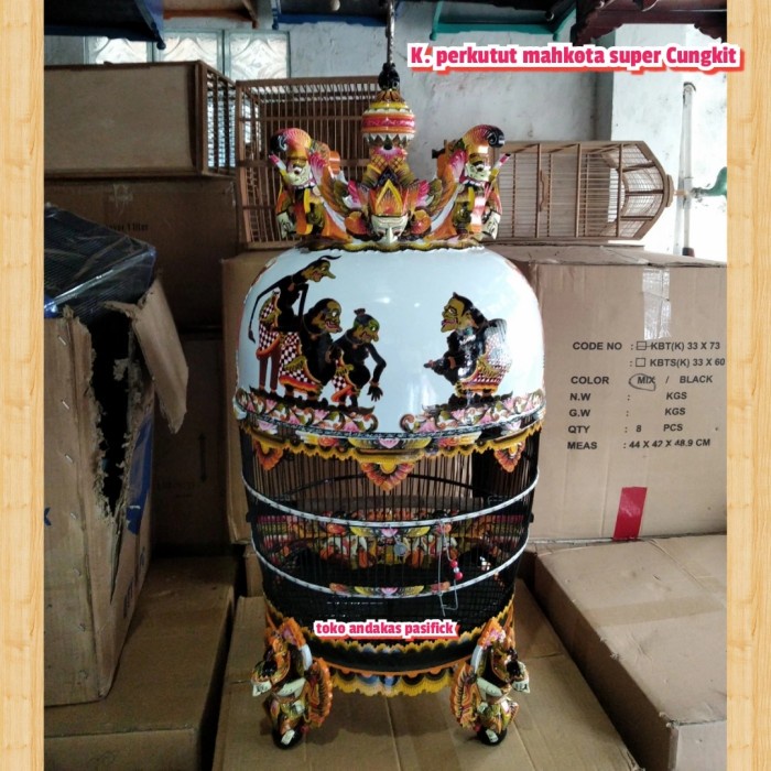 kandang burung perkutut mahkota timbul/ sangkar perkutut cungkit timbl DiskonJual MurahHarga