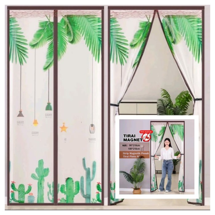 Tirai Pintu Magnet PVC khusus ruang AC bahan tebal