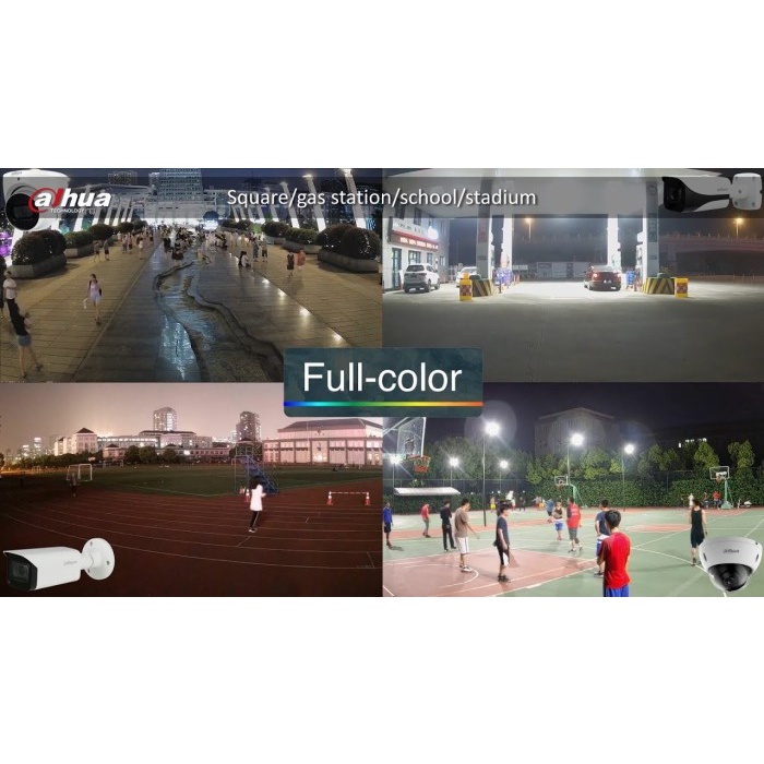 Paket CCTV DAHUA FULL COLOR 4CH 2MP Colorvu 4 Channel Kamera Lengkap