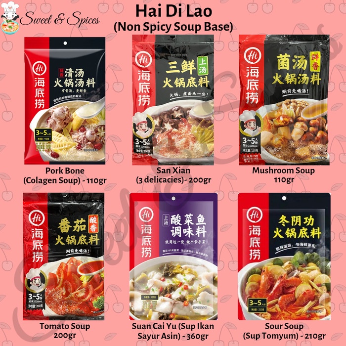 

TERMURAH Hai Di Lao Bumbu Shabu Mala Hotpot Haidilao Seasoning