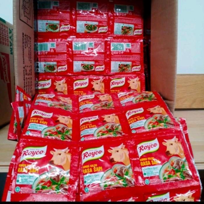 

BERGARANSI 10 renceng Royco bumbu penyedap masakan rasa ayam& sapi