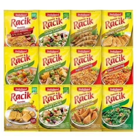 

BIG SALE INDOFOOD BUMBU RACIK SACHET( HARGA SATUAN )