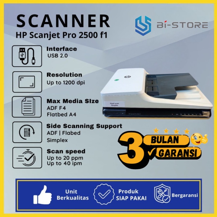 Scanner F4 Folio Hp Scanjet Pro 2500 f1 Bisa Scan Folio F4 Lewat ADF